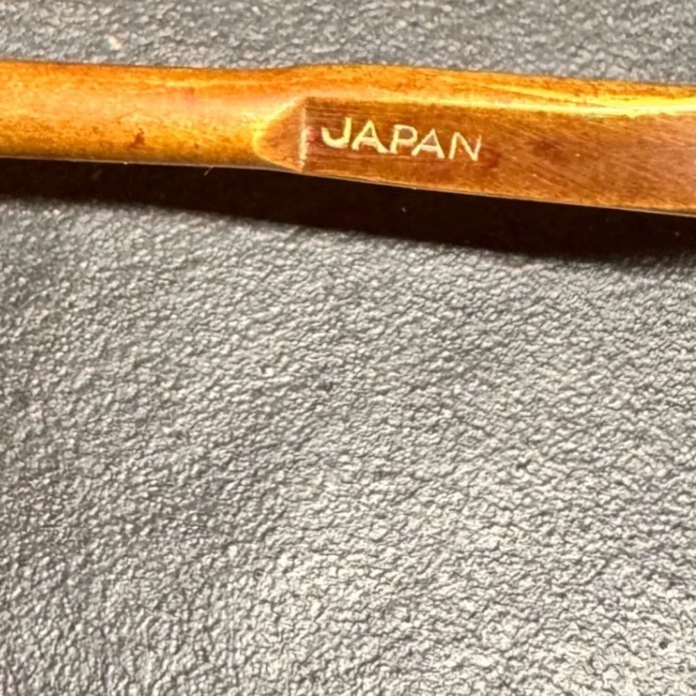 Vintage Twisted Bronze Signed Metal Candle Snuffer Tapered‎ Bell End Japan A&G